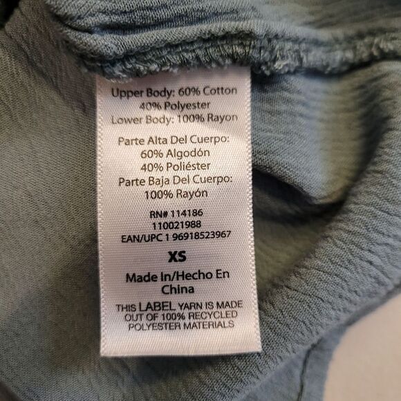 Frye Dessert Blue Button Front Midi Dress Sleeveless Women's Size XS - Picture 10 of 13